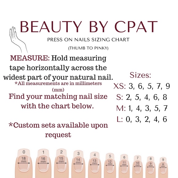 COPY - White French Butterfly V-day Press On Nails - Picture 3 of 4